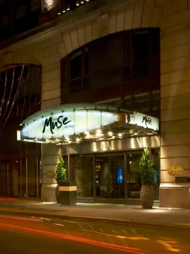 Exterior of The Muse Hotel New York